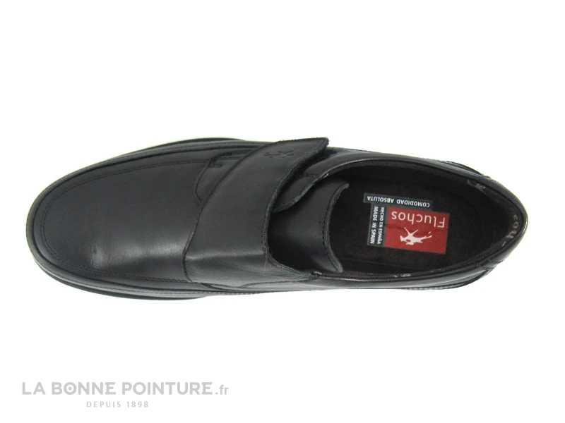 Fluchos LUCA 8782 Ave Negro - Chaussure Homme Noire Avec Velcro 8 Fluchos LUCA 8782 Ave Negro - Chaussure Homme Noire Avec Velcro – Image 6
