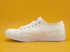 B Et M Banana Moon - RATISSE Blanc - Basket Femme Toile Blanche -Réduits Chaussures Magasin cd24607c73b9e66c561f35ea11d5d5ef a293201 178863