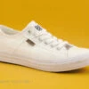 B Et M Banana Moon - RATISSE Blanc - Basket Femme Toile Blanche -Réduits Chaussures Magasin cd24607c73b9e66c561f35ea11d5d5ef a293201 178866