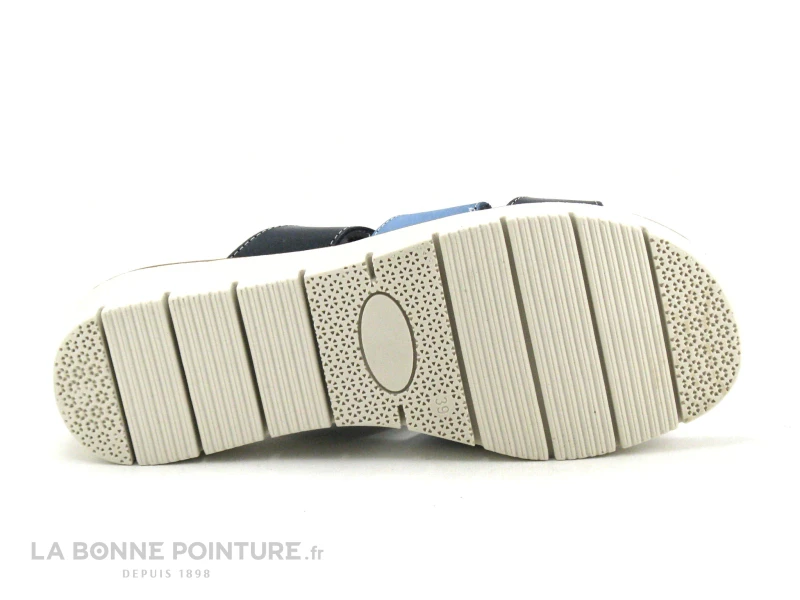 Jordana 35 Fantasia - Bleu Marine - Blanc - Bleu Clair - Mule Compensee 9 Jordana 35 Fantasia - Bleu Marine - Blanc - Bleu Clair - Mule Compensee – Image 7
