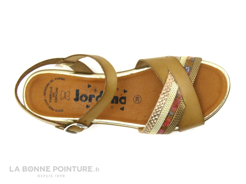 Jordana 3421 Cuero - Sandale Femme Marron - Or 7 Jordana 3421 Cuero - Sandale Femme Marron - Or – Image 5