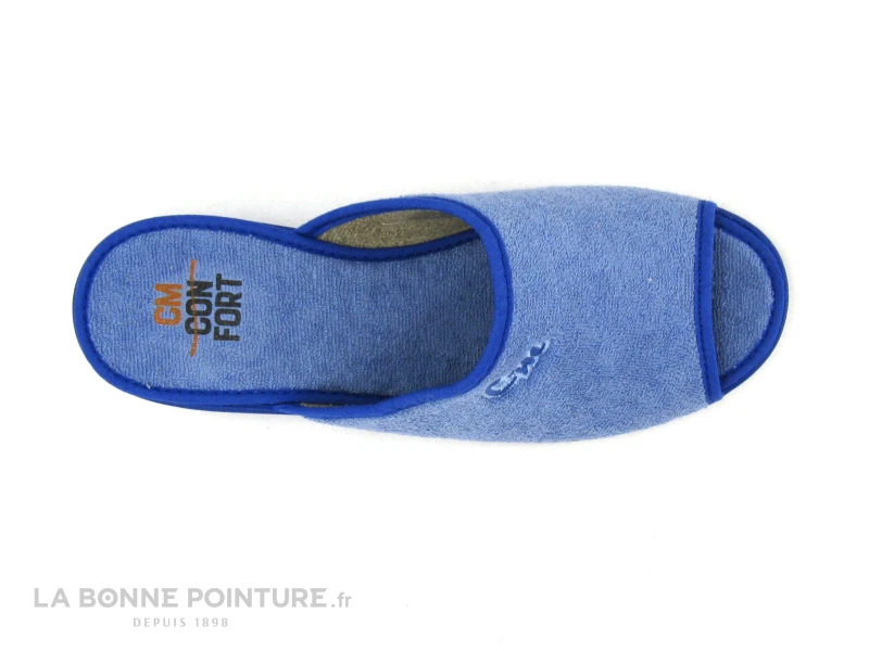 CM Confort 48750001 Bleu Ciel - Mule En Eponge Femme 5 CM Confort 48750001 Bleu Ciel - Mule En Eponge Femme – Image 3