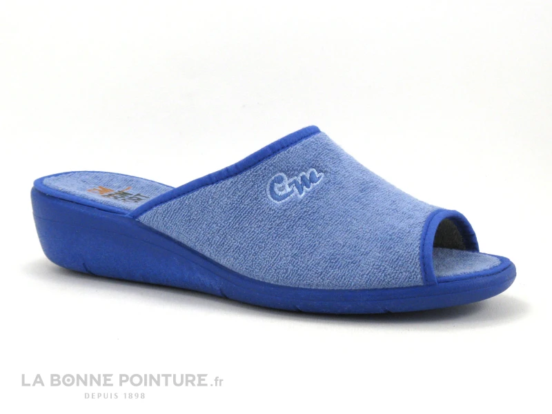 CM Confort 48750001 Bleu Ciel - Mule En Eponge Femme 3 CM Confort 48750001 Bleu Ciel - Mule En Eponge Femme