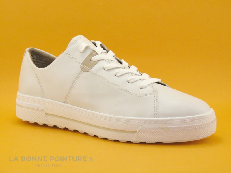 Tamaris 1-23766-26 117 White Leather - Basket Femme Cuir Blanc 6 Tamaris 1-23766-26 117 White Leather - Basket Femme Cuir Blanc – Image 4
