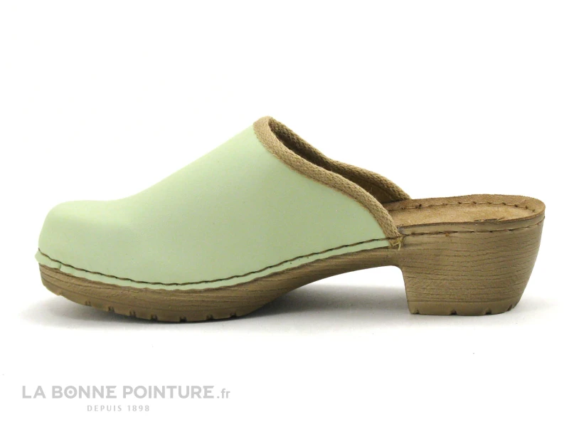 Morans MICARDI Anis - Sabot Femme Vert Clair 4 Morans MICARDI Anis - Sabot Femme Vert Clair – Image 2