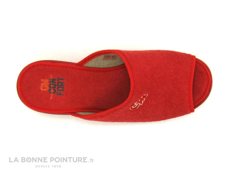 CM Confort 48750001 - Rouge - Pantoufle Mule En Eponge 5 CM Confort 48750001 - Rouge - Pantoufle Mule En Eponge – Image 3
