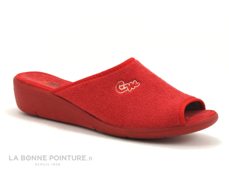 CM Confort 48750001 - Rouge - Pantoufle Mule En Eponge 3 CM Confort 48750001 - Rouge - Pantoufle Mule En Eponge