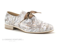 Folies Romero Blanc Beige - Lacet Ruban - Derbi Femme -Réduits Chaussures Magasin cd24607c73b9e66c561f35ea11d5d5ef img 0432.jpg 147119