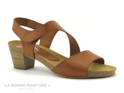 Nouveaux produits 11 Xapatan 1088 Cuero - Sandale Femme Petit Talon - Cuir Marron