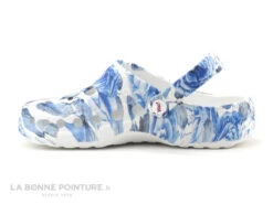 Woz Cheese Bluette - Bleu Blanc - Sabot Fleuri -Réduits Chaussures Magasin cd24607c73b9e66c561f35ea11d5d5ef img 0806.jpg 160942