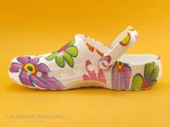 Woz Cheese Flowers - Blanc Et Fleurs Multicolores - Sabot Femme -Réduits Chaussures Magasin cd24607c73b9e66c561f35ea11d5d5ef img 0955.jpg 145982
