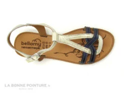 Bellamy TILOU Or Marine - Sandale Cuir Fille -Réduits Chaussures Magasin cd24607c73b9e66c561f35ea11d5d5ef img 1455.jpg 148007