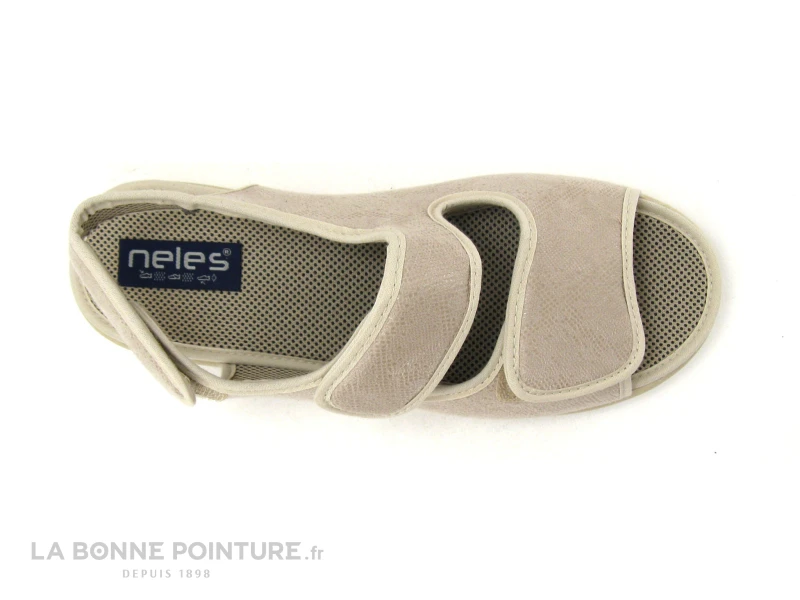Neles ROPICA Beige - Chausson Ouverture Totale - Femme 6 Neles ROPICA Beige - Chausson Ouverture Totale - Femme – Image 4