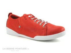 Andrea Conti 0345724 Salsa - Chaussure Basse Cuir Rouge -Réduits Chaussures Magasin cd24607c73b9e66c561f35ea11d5d5ef img 1484.jpg 146624