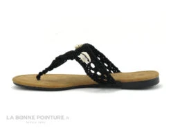 The Divine Factory TX3962 Noir Macrame - Coquillage - Tong Femme -Réduits Chaussures Magasin cd24607c73b9e66c561f35ea11d5d5ef img 1489.jpg 148412
