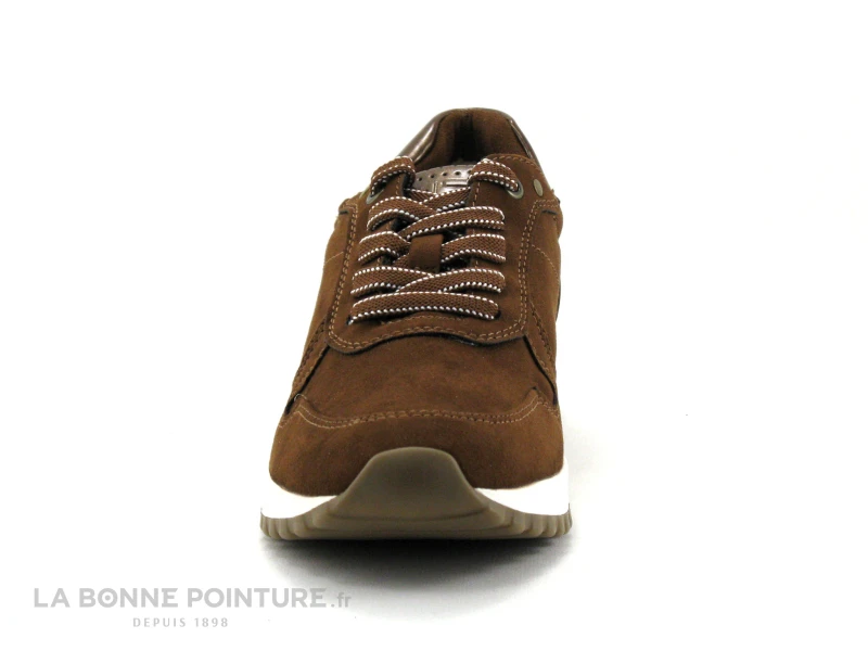 Marco Tozzi 2-23734-27 Cognac - Basket Femme Velours Marron 4 Marco Tozzi 2-23734-27 Cognac - Basket Femme Velours Marron – Image 2