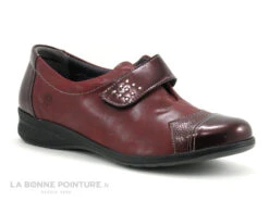 Nouveaux produits 3 Suave Dallas 7510 TS Velcro - Maroon Multi - Chaussure Bordeaux Femme
