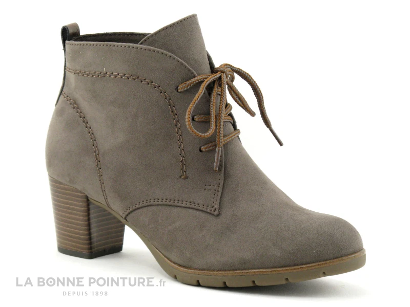 Marco Tozzi 2-25107-27 Pepper Comb - Boots Talon Haut Marron Taupe 7 Marco Tozzi 2-25107-27 Pepper Comb - Boots Talon Haut Marron Taupe – Image 5