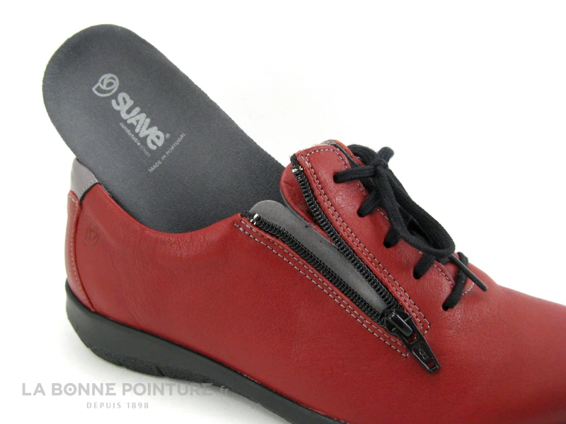 Suave Oxford 6657 AT - Acerola Champagne - Derby Cuir Rouge 6 Suave Oxford 6657 AT - Acerola Champagne - Derby Cuir Rouge – Image 4