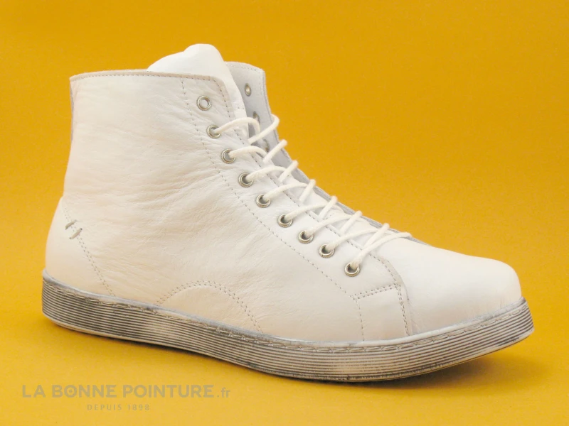 Andrea Conti 0341500 Blanc - Chaussure Montante Femme 3 Andrea Conti 0341500 Blanc - Chaussure Montante Femme