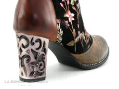 Laura Vita LEDAO 01 Wine - Bottine Femme Avec Fleurs - Talon Haut -Réduits Chaussures Magasin cd24607c73b9e66c561f35ea11d5d5ef img 2133.jpg 174203