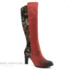 Laura Vita ALCBANEO 229G Rouge - Noir - Botte Talon Haut