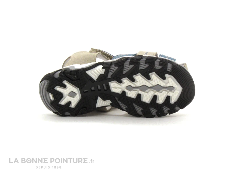 Bopy EPAUL Beige - Bleu Ciel - Sandale GARCON Avec Velcro 9 Bopy EPAUL Beige - Bleu Ciel - Sandale GARCON Avec Velcro – Image 7