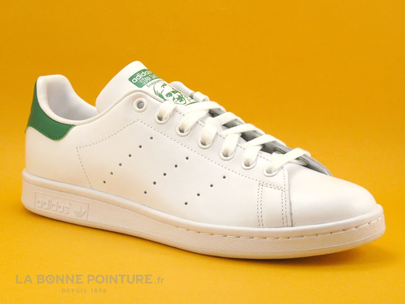 Adidas STAN SMITH M20324 White Green - Basket Homme Blanc-vert 3 Adidas STAN SMITH M20324 White Green - Basket Homme Blanc-vert