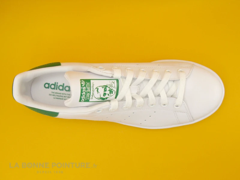 Adidas STAN SMITH M20324 White Green - Basket Homme Blanc-vert 8 Adidas STAN SMITH M20324 White Green - Basket Homme Blanc-vert – Image 6