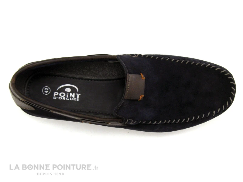 Point D'Orgues FABIO 2A Bleu Marine - Marron - Mocassin 8 Point D'Orgues FABIO 2A Bleu Marine - Marron - Mocassin – Image 6