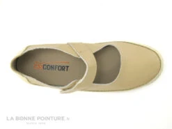 CM Confort 223 48252100 Beige - Ballerine Compensee - Bride Velcro -Réduits Chaussures Magasin cd24607c73b9e66c561f35ea11d5d5ef img 2441.jpg 149843