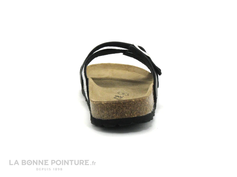 Autenti 689156 Noir Argent - Mule Femme 6 Autenti 689156 Noir Argent - Mule Femme – Image 4