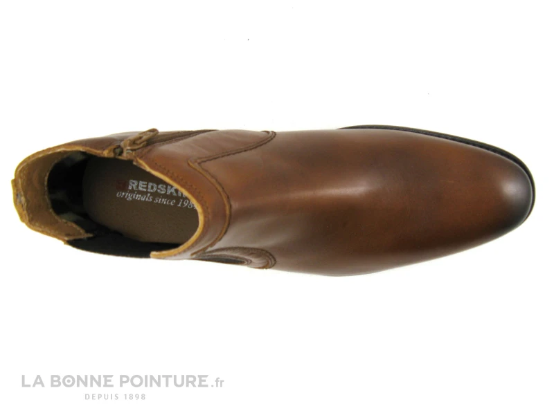 Redskins PAPYRUS Cognac - Boots Chelsea Homme Avec Zip 8 Redskins PAPYRUS Cognac - Boots Chelsea Homme Avec Zip – Image 6