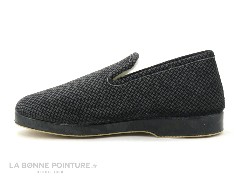 Ouf CANAL Gris Noir - Charentaise Homme Intérieur Laine 4 Ouf CANAL Gris Noir - Charentaise Homme Intérieur Laine – Image 2