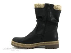 B Et M Banana Moon - REBUS Noir - Bottine Femme - Lainage Beige -Réduits Chaussures Magasin cd24607c73b9e66c561f35ea11d5d5ef img 2735.jpg 174931