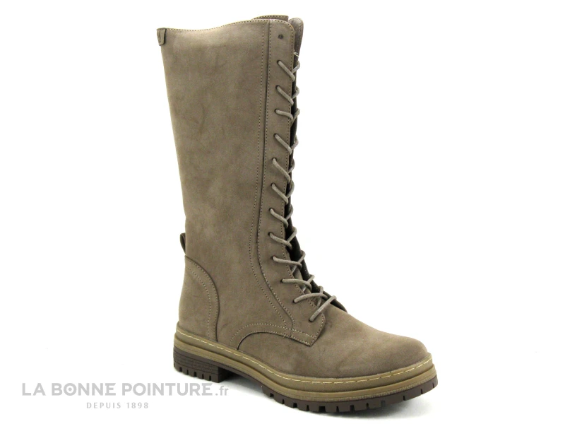 B Et M Banana Moon - Rhino Taupe - Botte A Lacet Femme Beige 3 B Et M Banana Moon - Rhino Taupe - Botte A Lacet Femme Beige