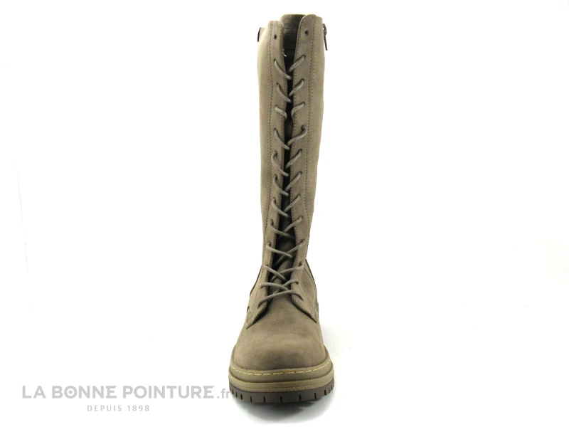 B Et M Banana Moon - Rhino Taupe - Botte A Lacet Femme Beige 4 B Et M Banana Moon - Rhino Taupe - Botte A Lacet Femme Beige – Image 2