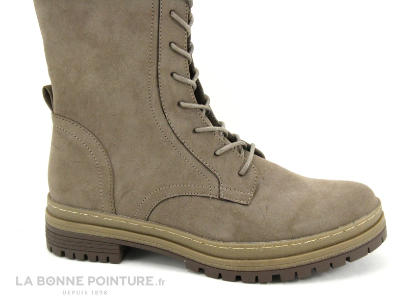 B Et M Banana Moon - Rhino Taupe - Botte A Lacet Femme Beige 8 B Et M Banana Moon - Rhino Taupe - Botte A Lacet Femme Beige – Image 6