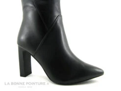 Tamaris 1-25349-29 Black - Bottine Talon Haut En Cuir Noir - Bout Pointu -Réduits Chaussures Magasin cd24607c73b9e66c561f35ea11d5d5ef img 2974.jpg 175200