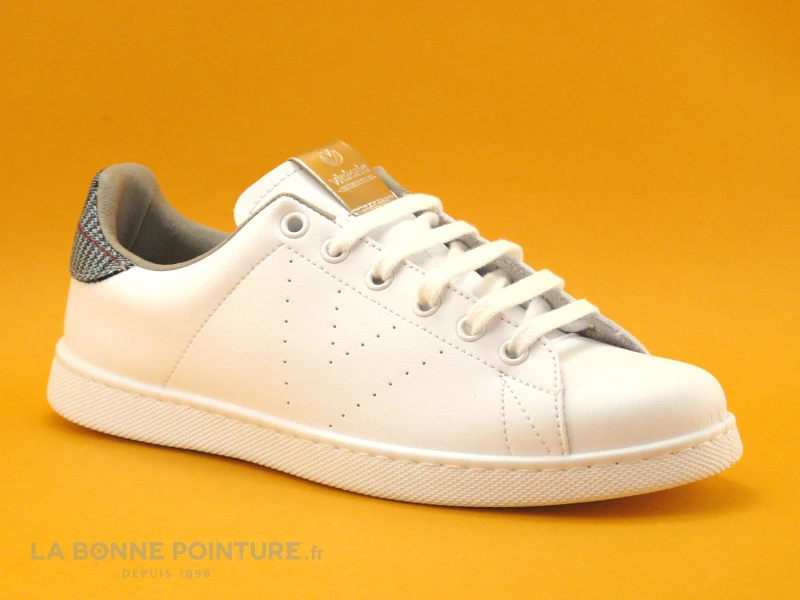 Victoria 125241 Blanc - Carreaux Gris - Basket Femme 3 Victoria 125241 Blanc - Carreaux Gris - Basket Femme