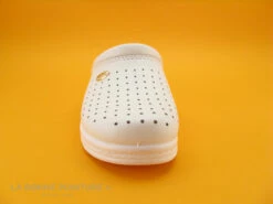 SANITAL LIGHT Sabot Perforé Cuir Blanc 1350 -Réduits Chaussures Magasin cd24607c73b9e66c561f35ea11d5d5ef img 3261 70679