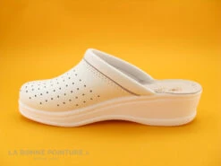 SANITAL LIGHT Sabot Perforé Cuir Blanc 1350 -Réduits Chaussures Magasin cd24607c73b9e66c561f35ea11d5d5ef img 3262 70681