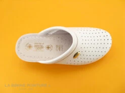 SANITAL LIGHT Sabot Perforé Cuir Blanc 1350 -Réduits Chaussures Magasin cd24607c73b9e66c561f35ea11d5d5ef img 3264 70683