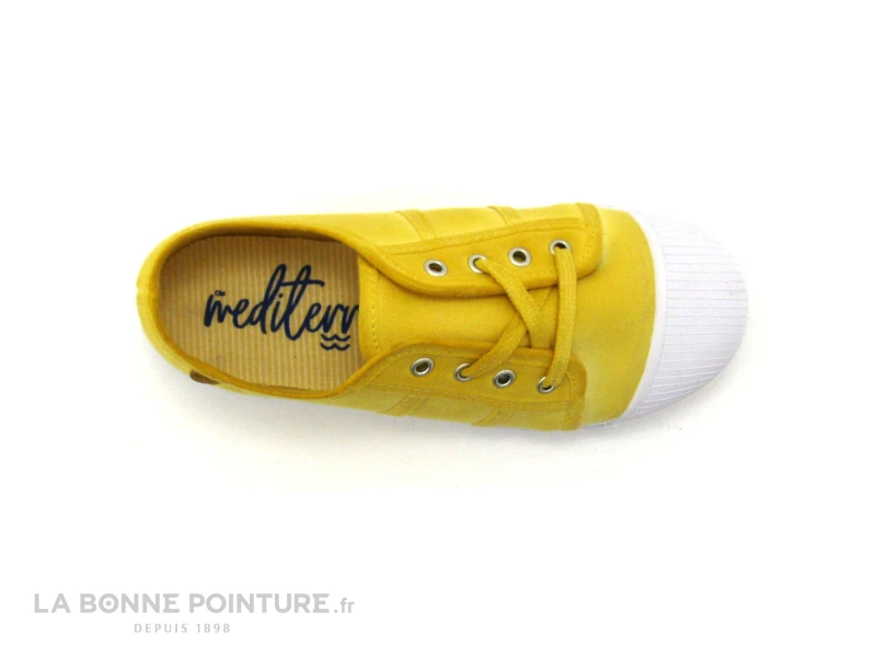 CM Mediterranea - 435 57003100 - Jaune - Tennis Toile 5 CM Mediterranea - 435 57003100 - Jaune - Tennis Toile – Image 3