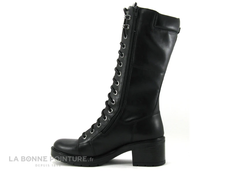 Dockers 49IB201-100100 - Noir - Botte Lacet Femme - Talon Epais 5 Dockers 49IB201-100100 - Noir - Botte Lacet Femme - Talon Epais – Image 3