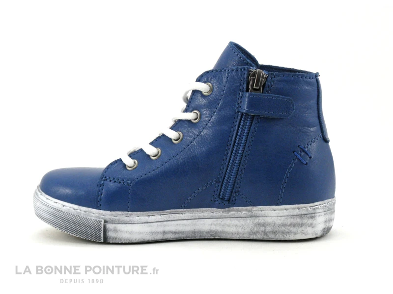 Andrea Conti 201700274 Jean - Basket Montante Enfant Cuir Bleu 5 Andrea Conti 201700274 Jean - Basket Montante Enfant Cuir Bleu – Image 3