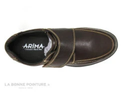 Arima OSVALD Coffee - Chaussure Homme Cuir Marron - Bride Velcro -Réduits Chaussures Magasin cd24607c73b9e66c561f35ea11d5d5ef img 3719.jpg 164470