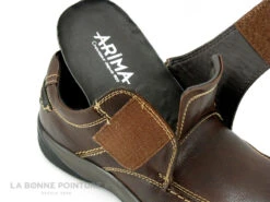 Arima OSVALD Coffee - Chaussure Homme Cuir Marron - Bride Velcro -Réduits Chaussures Magasin cd24607c73b9e66c561f35ea11d5d5ef img 3724.jpg 164469