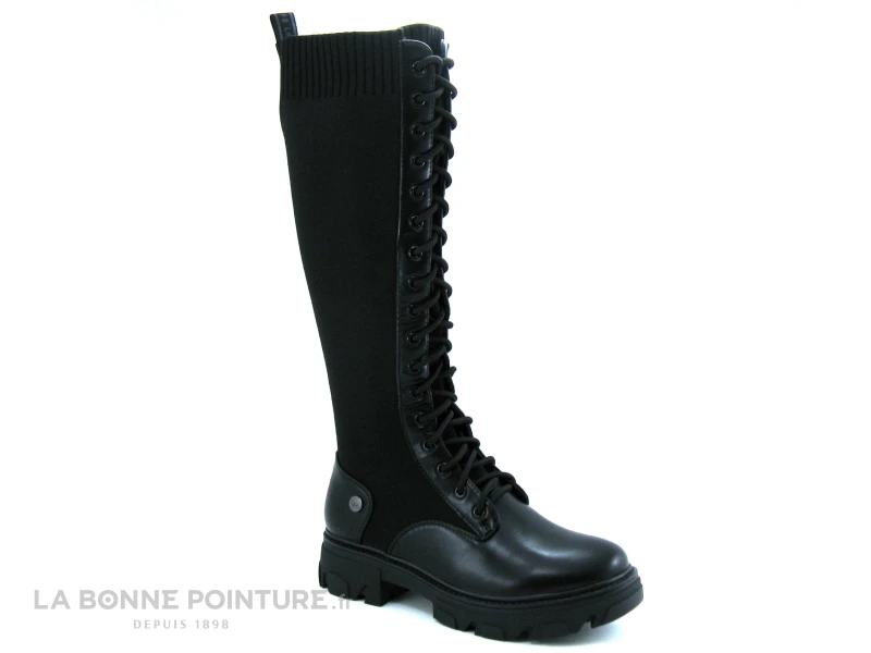 LPB Les Petites Bombes - CAREN Noir - Botte Femme Avec Lacet 7 LPB Les Petites Bombes - CAREN Noir - Botte Femme Avec Lacet – Image 5