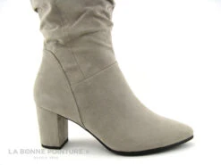 Marco Tozzi 2-25519-27 - Velours Beige Taupe - Botte Talon Haut -Réduits Chaussures Magasin cd24607c73b9e66c561f35ea11d5d5ef img 3864.jpg 164604